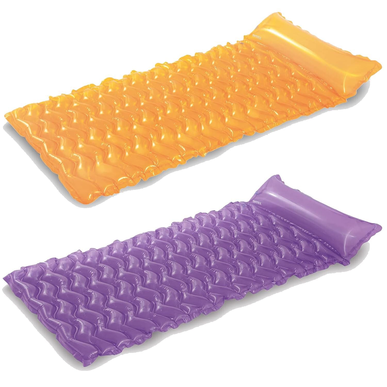 Alfombrilla Inflable Intex Tote-n-float Wave, 90 X 34 Cm, Paquete De 2 - Venta Internacional.