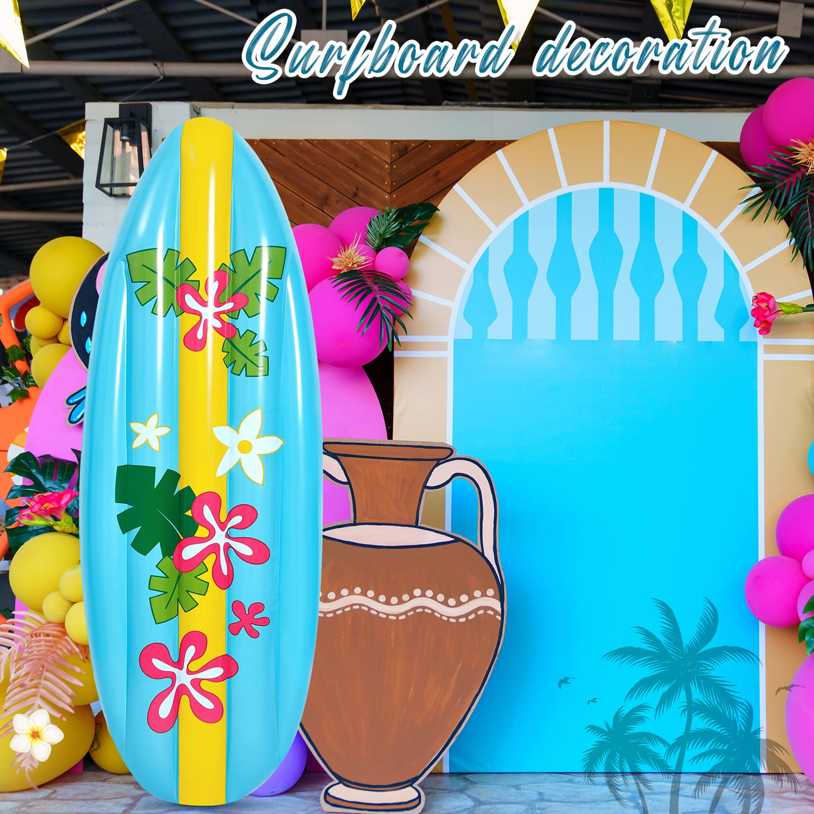 Foto 7 pulgar | Tabla De Surf Inflable Cunhill Para Playa, Piscina, Luau Party, 5 Pies - Venta Internacional.