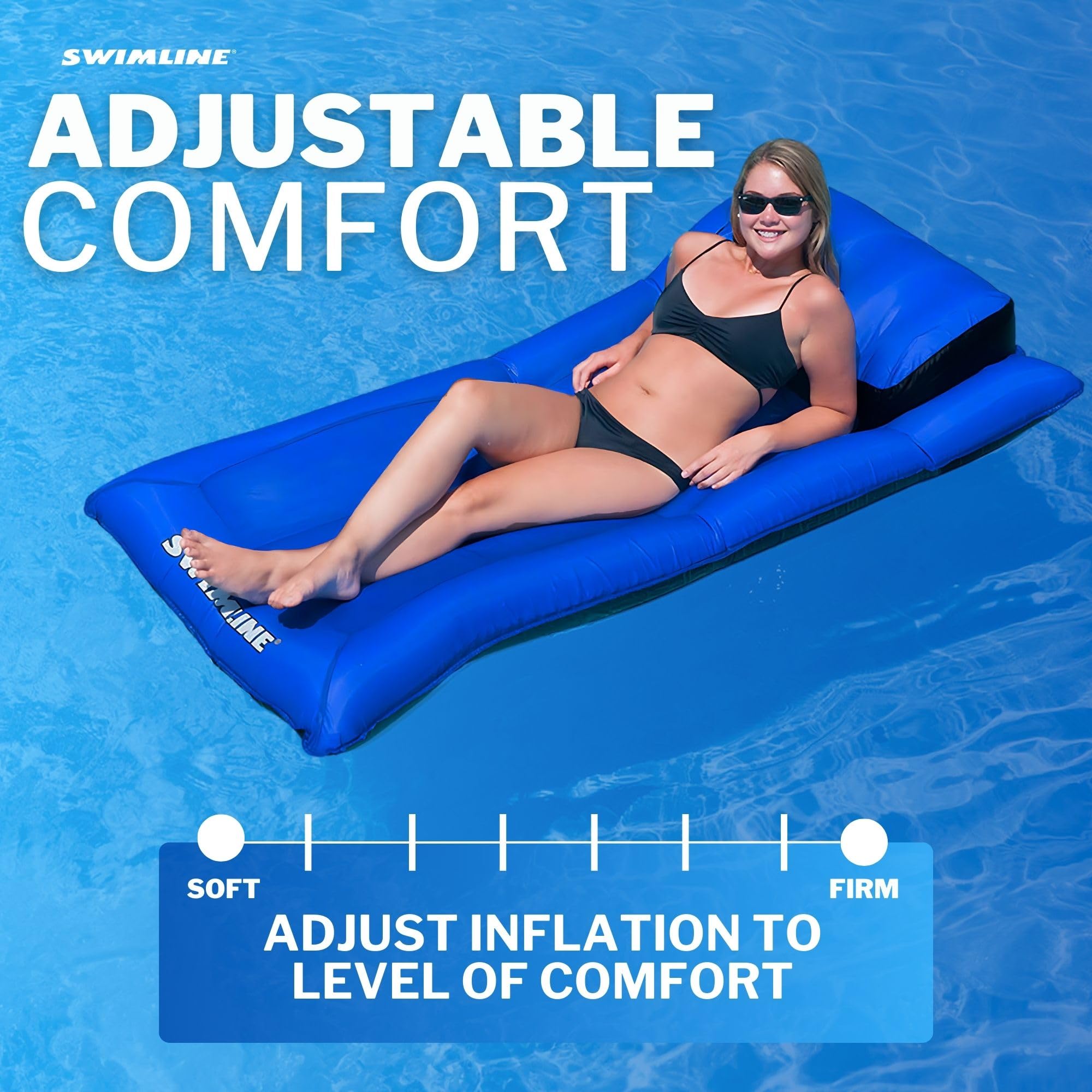 Foto 6 pulgar | Colchón Flotante Para Piscina Swimline Original 9057 Para Adultos Y Niños - Venta Internacional.