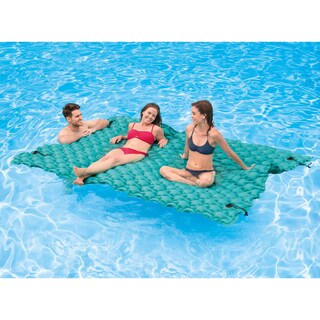 Foto 2 | Alfombrilla De Agua Flotante Intex Giant, Plataforma Relajante, Paquete De 4 - Venta Internacional.