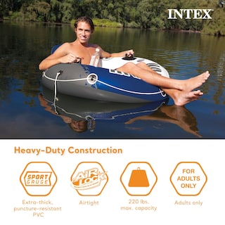 Foto 3 | Salón Flotante Inflable Intex 58825ep River Run 1 Azul - Venta Internacional.