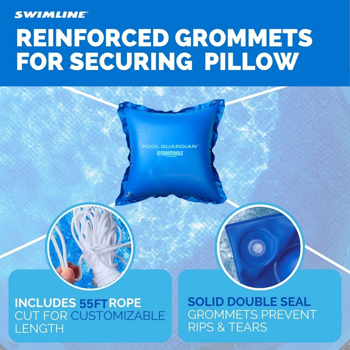 Foto 5 pulgar | Almohada Air Pool Swimline Hydrotools Para Piscinas Elevadas - Venta Internacional.