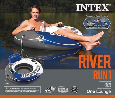 Foto 7 | Balsa Inflable De Tubo Flotante Intex River Run 1 (paquete De 12) - Venta Internacional.