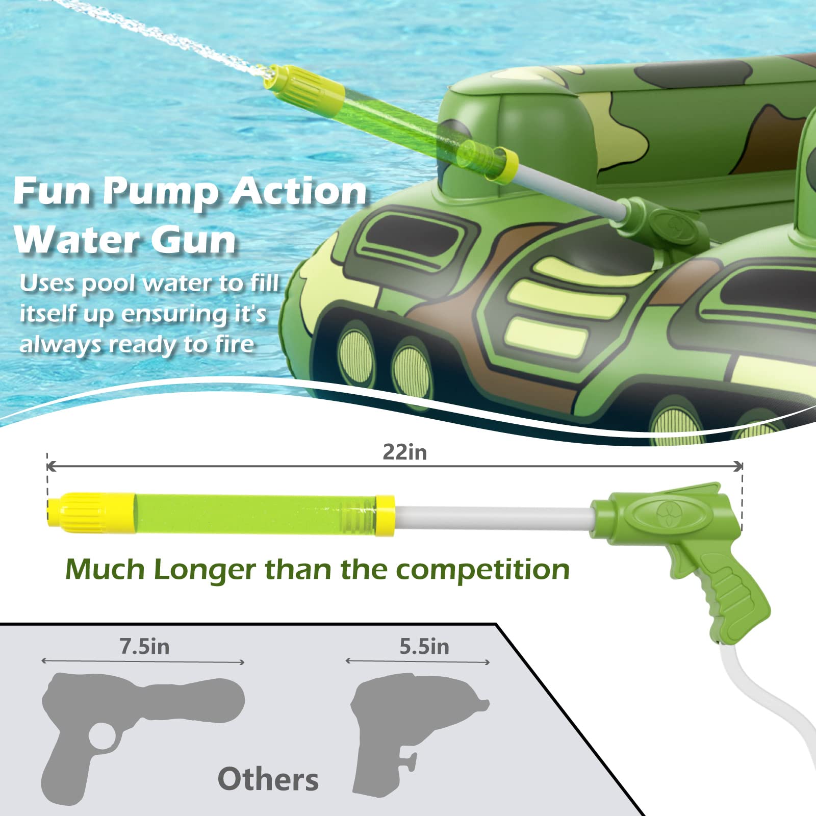 Foto 4 | Tanque Inflable Para Piscina Jasonwell Para Adultos Y Niños - Venta Internacional.