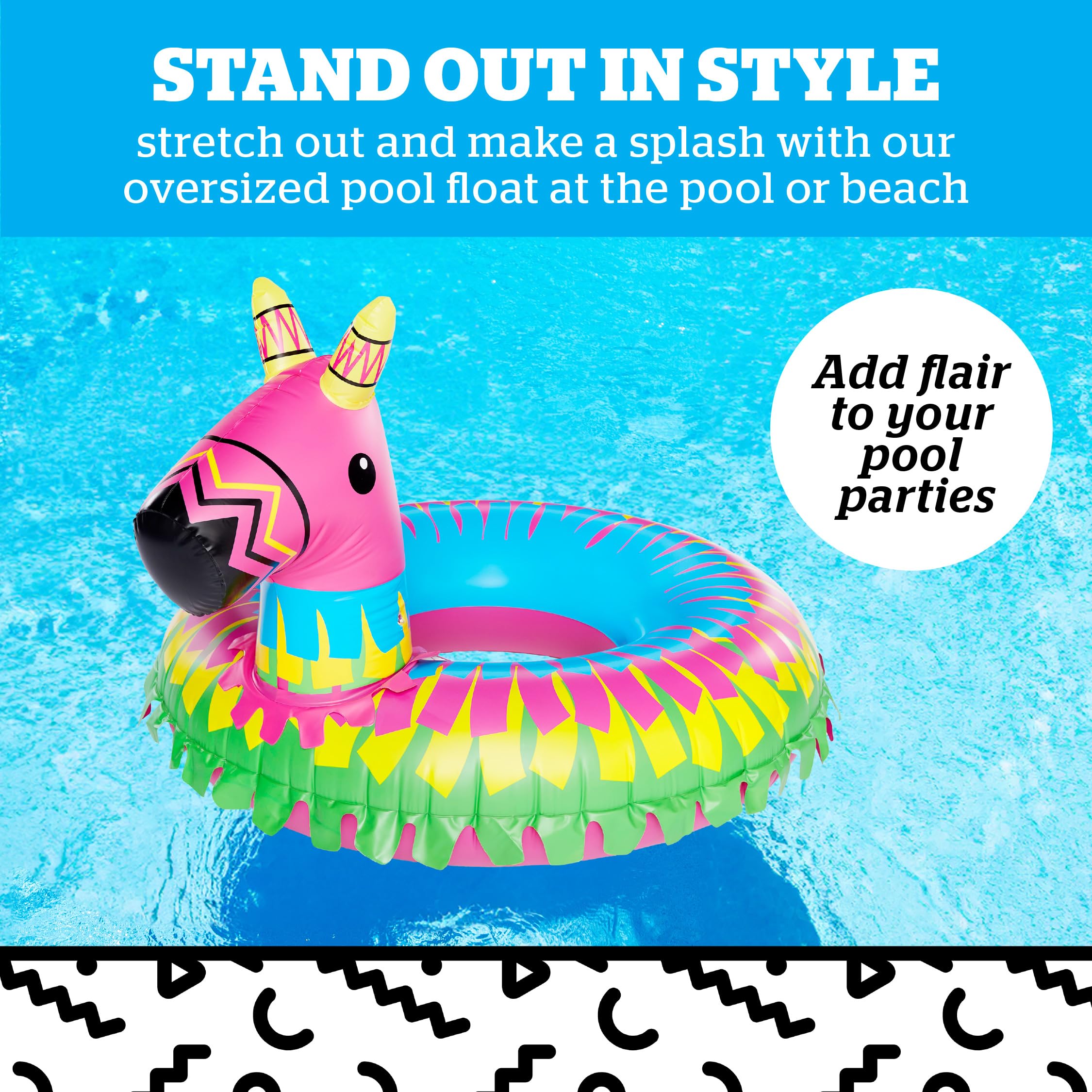 Foto 2 | Piñata Pool Float Bigmouth Inc. Para Fiesta En Burro De Más De 1,2 M De Ancho - Venta Internacional.