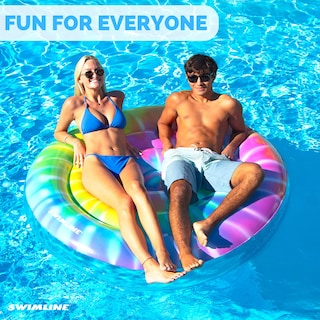 Foto 2 | Inflatable Island Swimline Tie Dye Spiral Tie Dye 165 Cm (90500) - Venta Internacional.