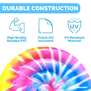 Foto 6 | Inflatable Island Swimline Tie Dye Spiral Tie Dye 165 Cm (90500) - Venta Internacional.