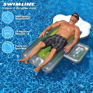 Foto 5 | Jarra De Cerveza Pool Float Swimline Con Portavasos, 72 X 34 X 8 Pulgadas - Venta Internacional.