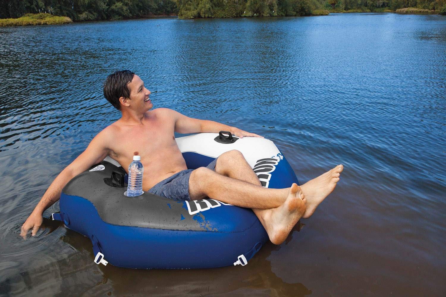 Foto 4 pulgar | Flotador Inflable Para Balsa Con Tubo Intex River Run Para 1 Persona, Paquete De 6 - Venta Internacional.