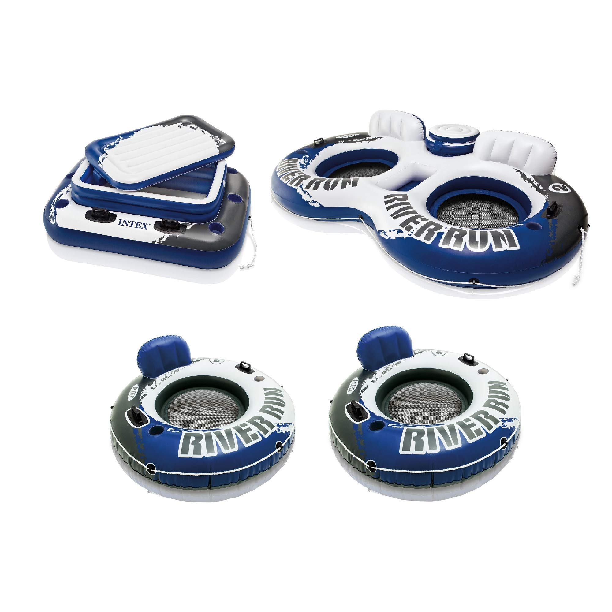 Enfriador De Bebidas Y Tubo Inflable Float Intex 72 Latas (paquete De 2) - Venta Internacional. $6,026