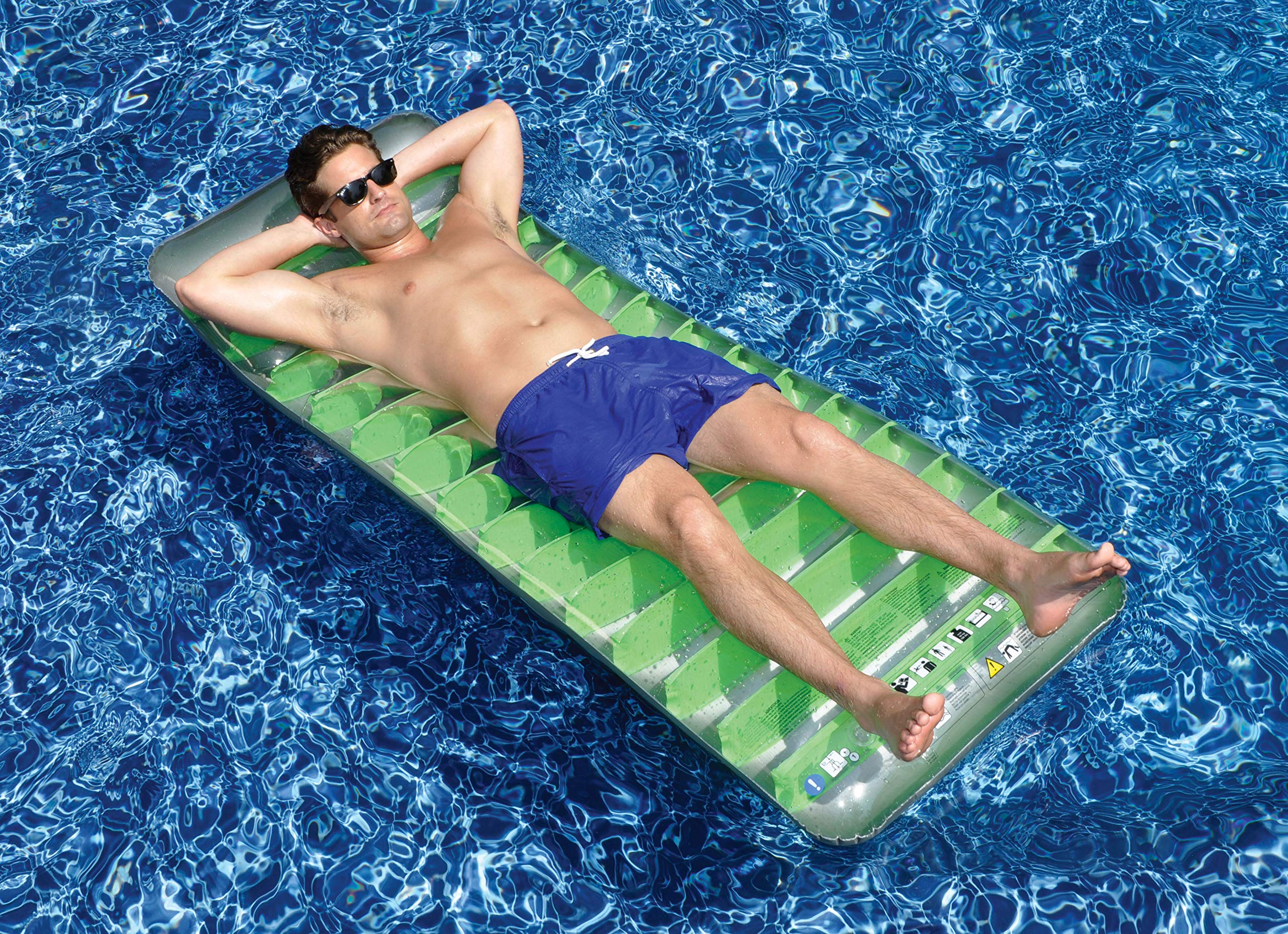 Foto 4 pulgar | Colchón Hinchable Swimline 76 Deluxe Verde 193x68x13cm - Venta Internacional.