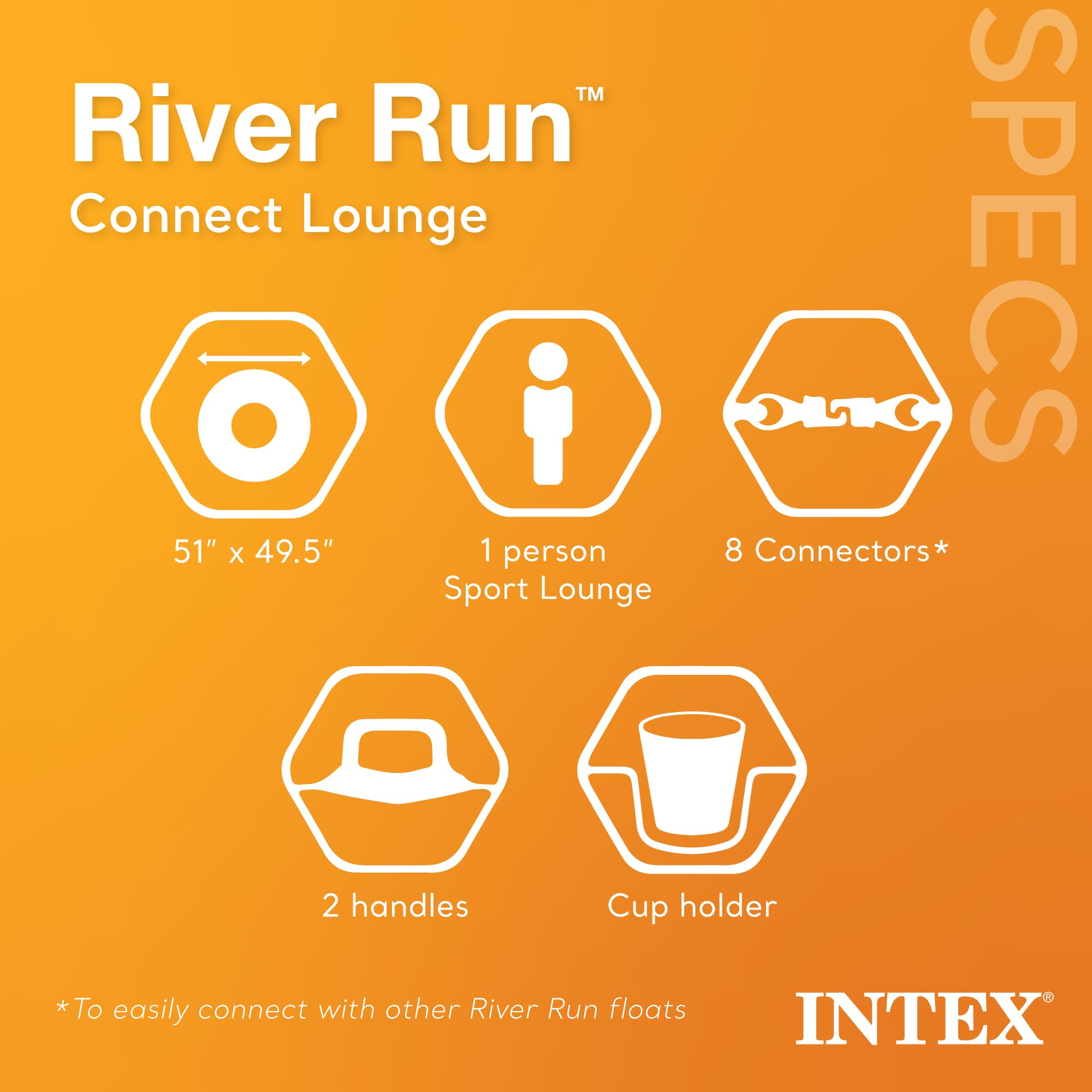Foto 2 | Sala Flotante Inflable Intex 58854ep River Run Connect - Venta Internacional.