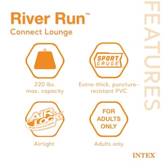 Foto 3 | Sala Flotante Inflable Intex 58854ep River Run Connect - Venta Internacional.