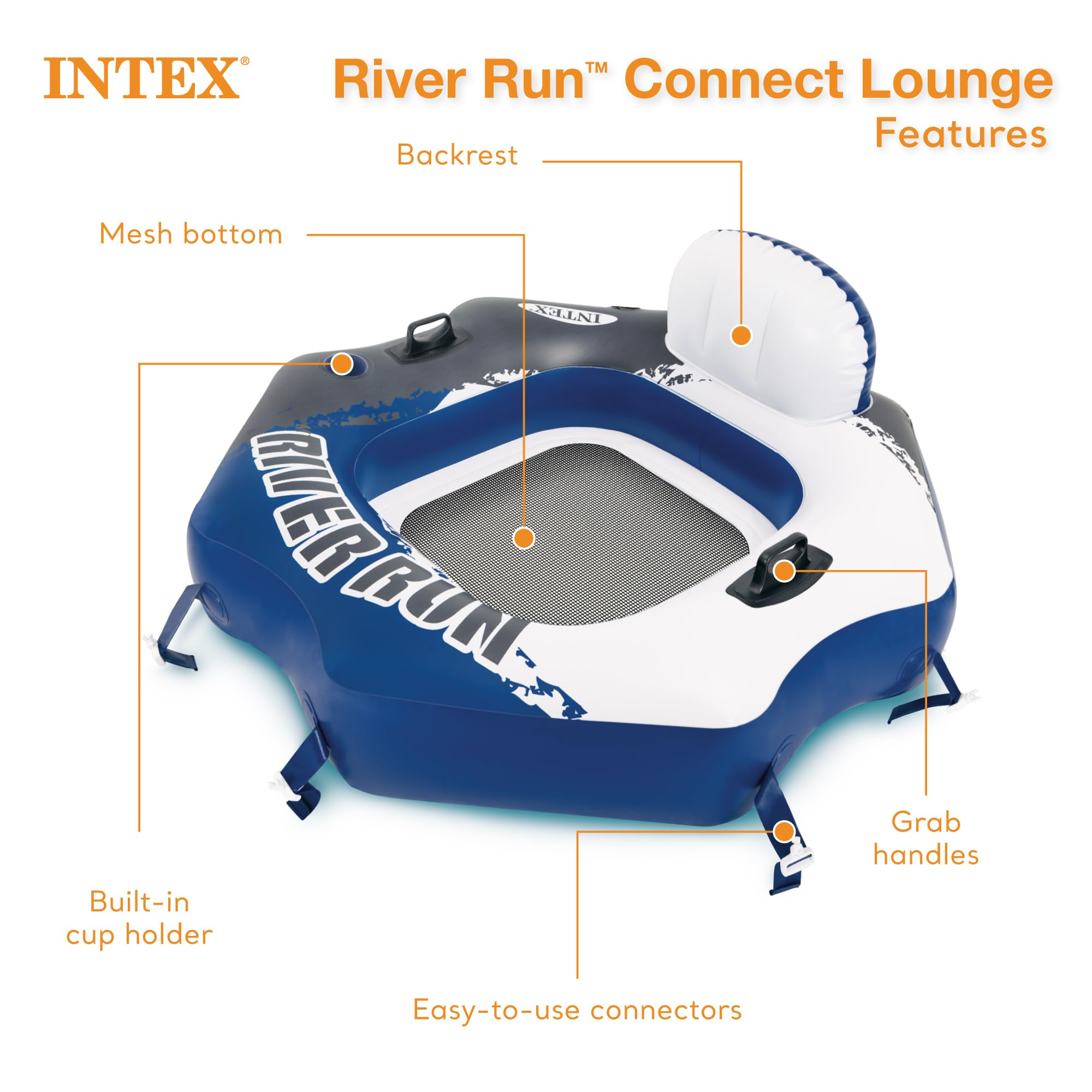 Foto 5 pulgar | Sala Flotante Inflable Intex 58854ep River Run Connect - Venta Internacional.
