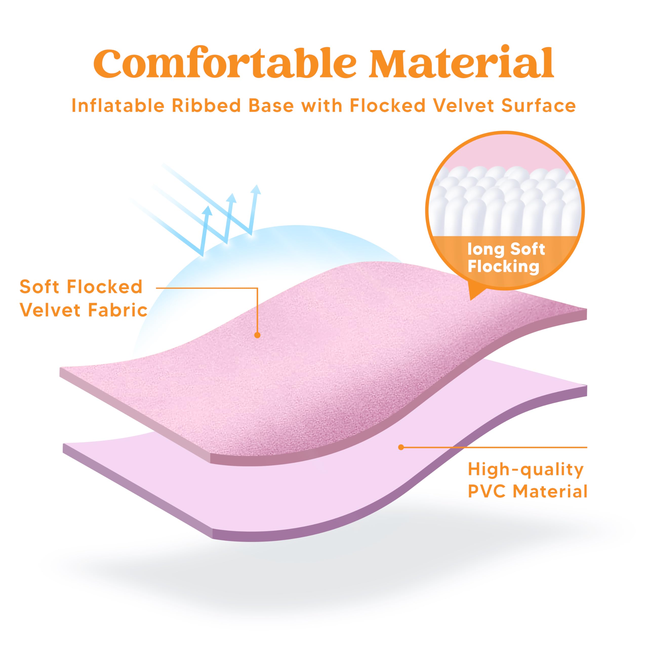 Foto 6 pulgar | Tumbona De Piscina Float Sloosh Tanning De Tela De Lujo Rosa - Venta Internacional.