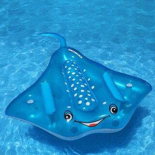 Foto 3 | Manta Raya Hinchable Ride On Swimline, Color Azul, 213 X 185 X 36 Cm - Venta Internacional.