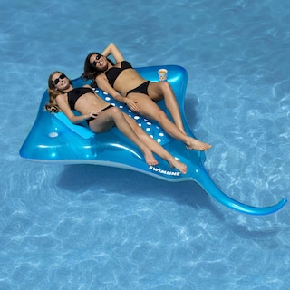 Foto 4 | Manta Raya Hinchable Ride On Swimline, Color Azul, 213 X 185 X 36 Cm - Venta Internacional.