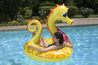 Foto 4 | Flotador Inflable Para Fiestas En Piscina Poolmaster Seahorse, 48 Cm - Venta Internacional.