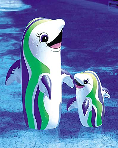 Foto 3 pulgar | Línea De Natación Inflable Dancing Dolphin De 36 Pulgadas Para Piscina - Venta Internacional.
