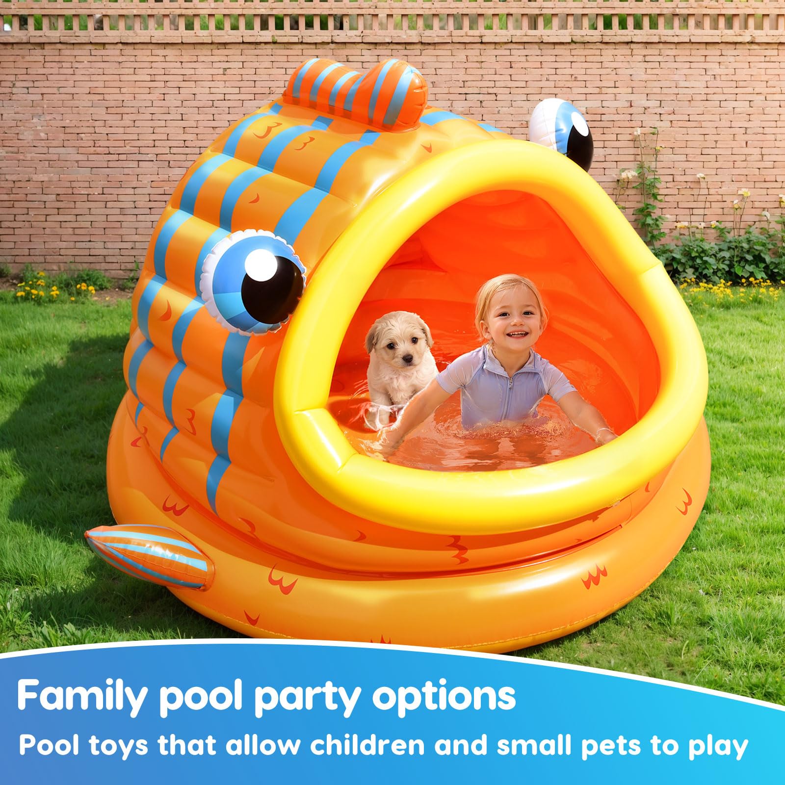 Foto 6 pulgar | Toldo Inflable Con Sombra Para Niños, Divertido, Pequeño Juguete, Diseño De Ballenas - Venta Internacional.