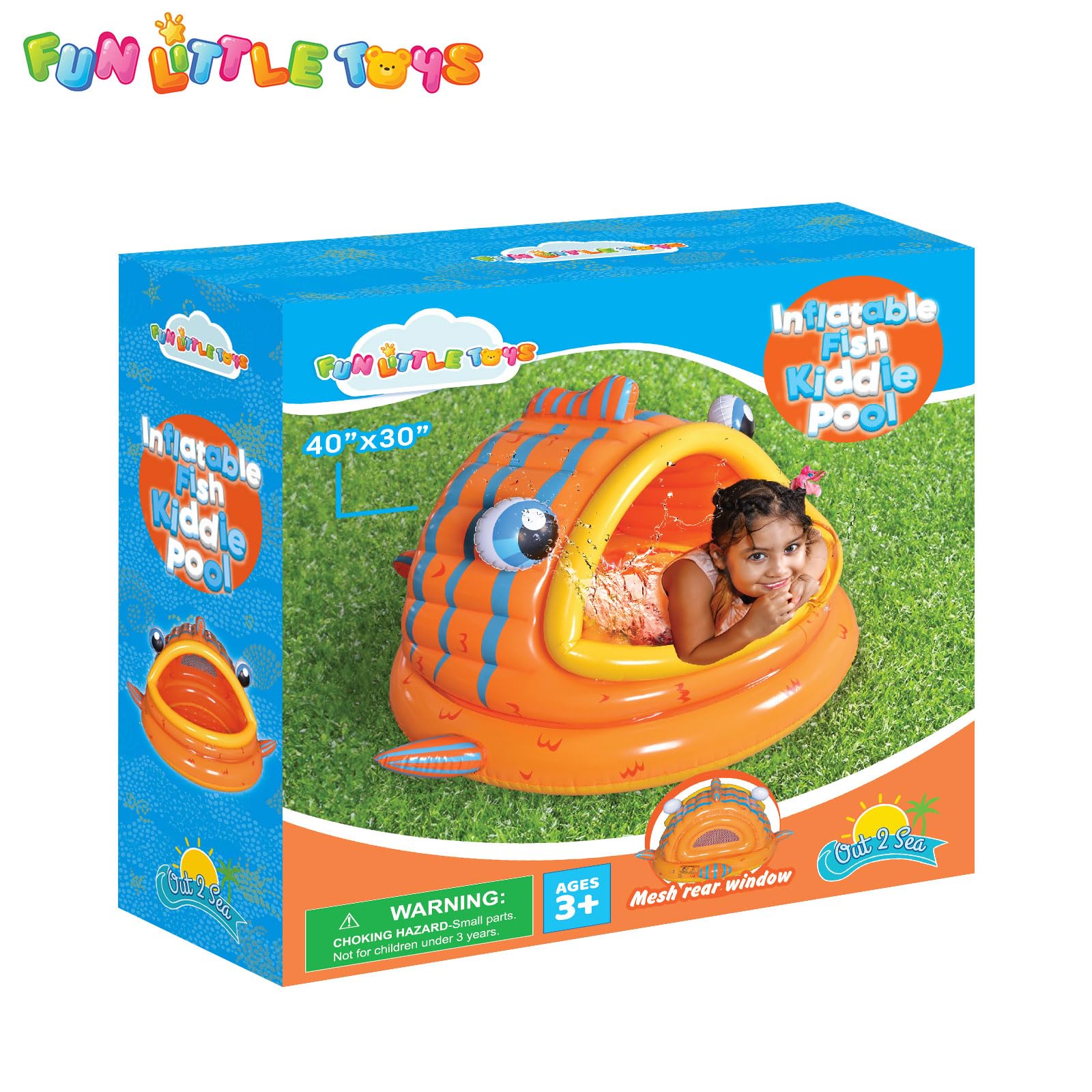 Foto 8 pulgar | Toldo Inflable Con Sombra Para Niños, Divertido, Pequeño Juguete, Diseño De Ballenas - Venta Internacional.