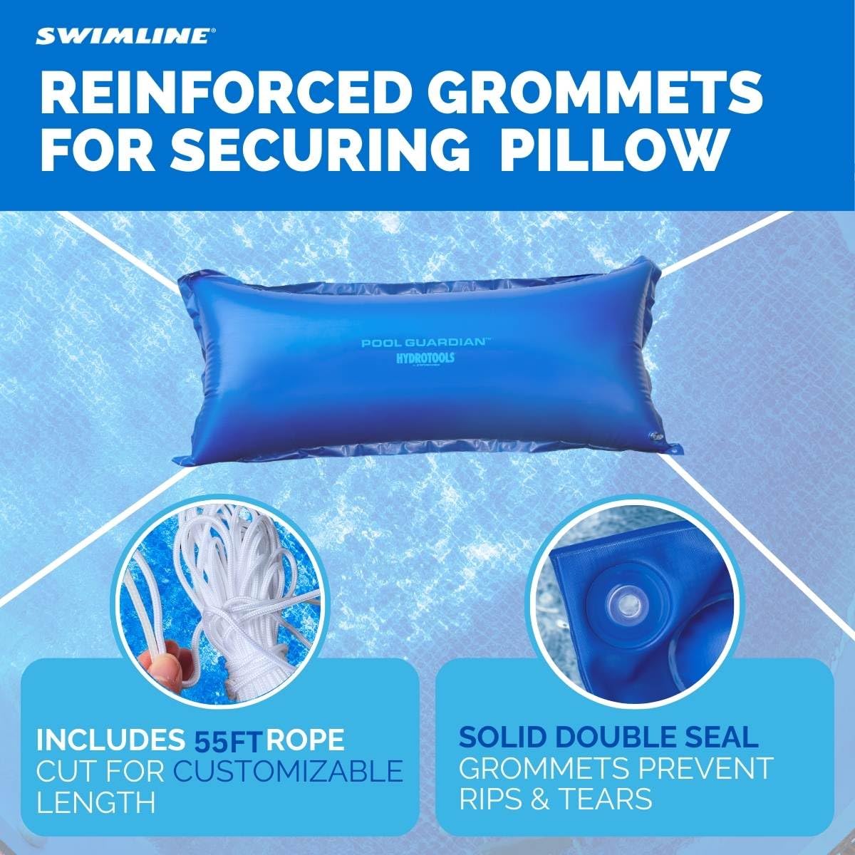 Foto 5 pulgar | Almohada Air Pool Swimline Hydrotools Para Piscinas Elevadas - Venta Internacional.