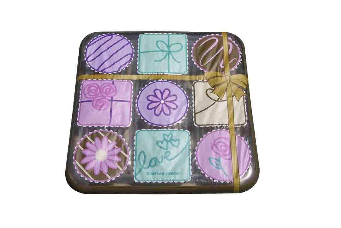 Caja De Bombones Pool Float Swimline, Color Marrón, 185 X 185 X 25 Cm - Venta Internacional. $1,215