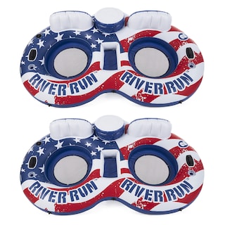Foto 1 | Water Lounge Pool Tube Float Intex River Run Ii Con Bandera Estadounidense - Venta Internacional.