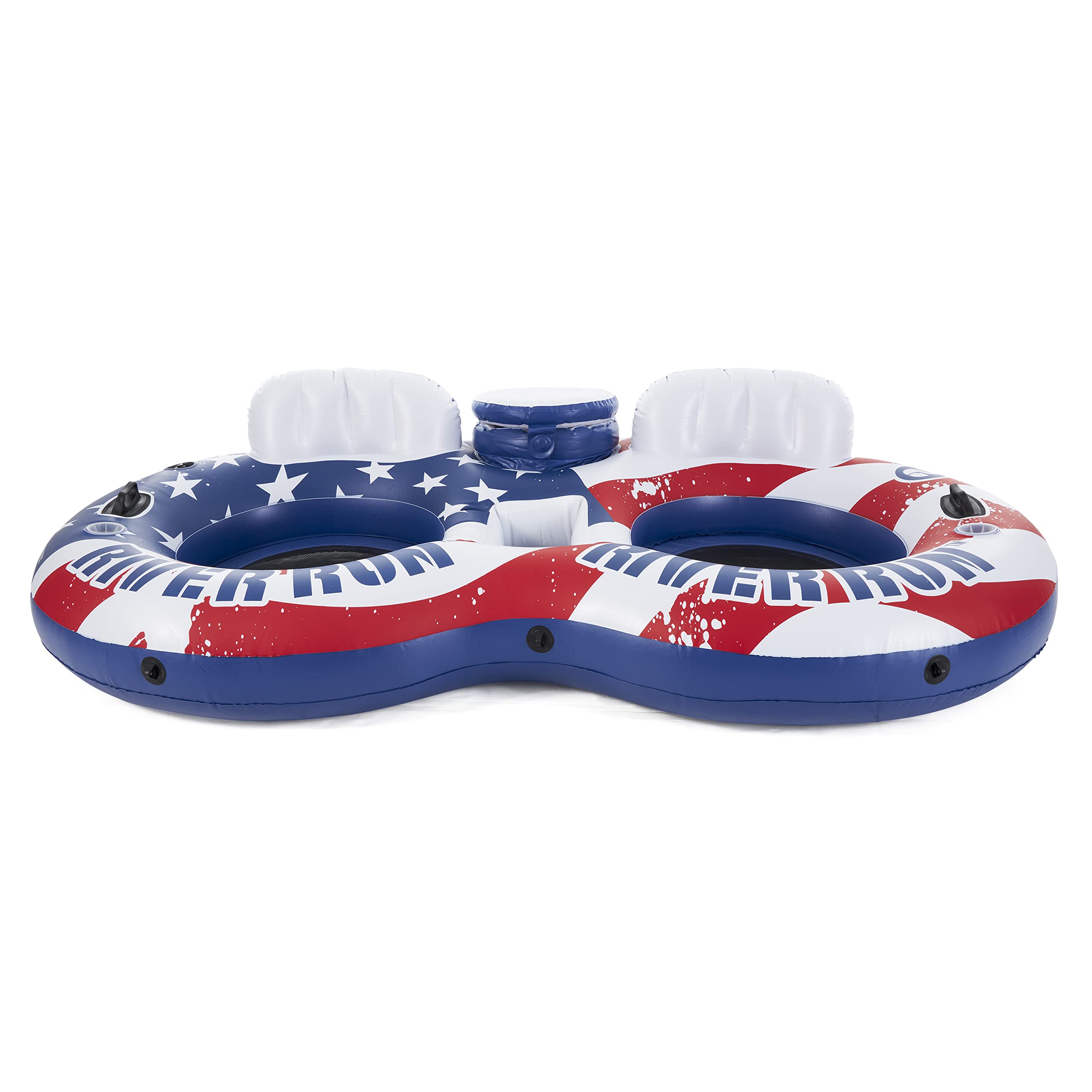 Foto 3 | Water Lounge Pool Tube Float Intex River Run Ii Con Bandera Estadounidense - Venta Internacional.