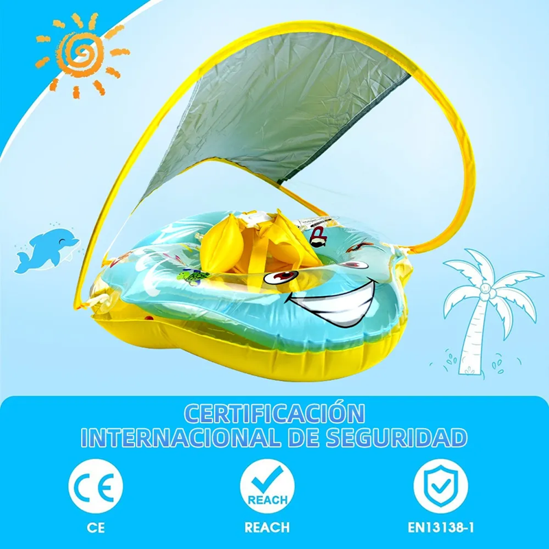 Foto 4 pulgar | Flotador Salvavidas InflableTucson Para Bebé 8-15 Kg Niño 3 Meses-6años