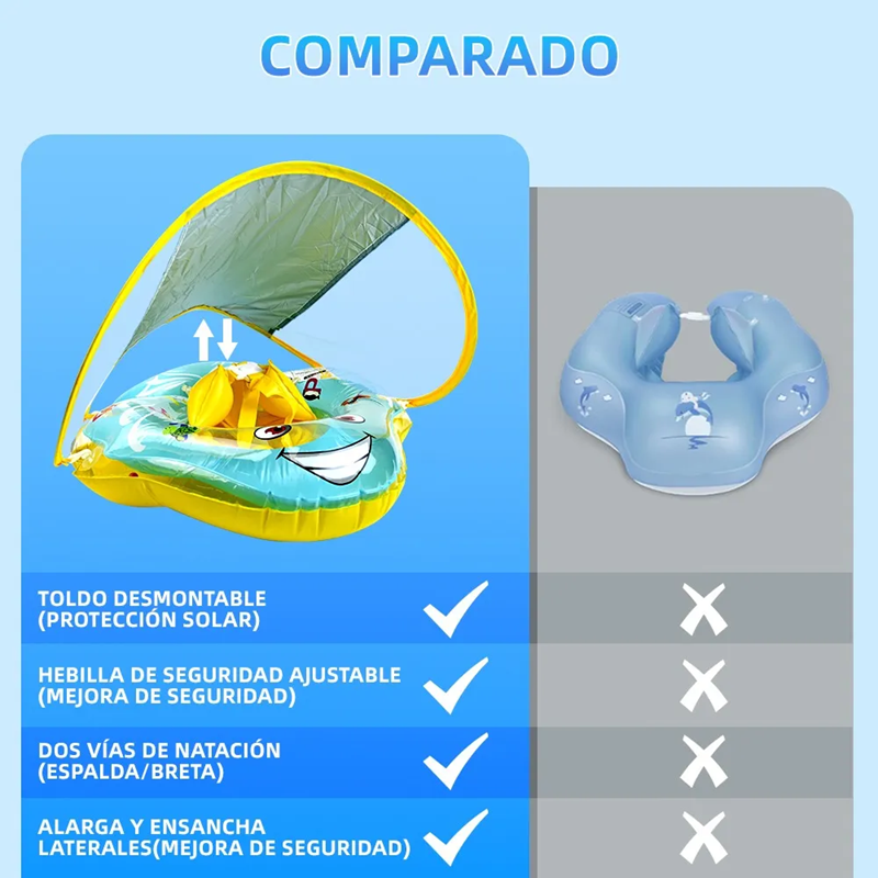 Foto 5 pulgar | Flotador Salvavidas InflableTucson Para Bebé 8-15 Kg Niño 3 Meses-6años
