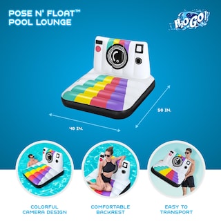 Foto 2 | Float Lounge Bestway H2ogo! Pose N' Float De 1,27 M X 1,02 M - Venta Internacional.