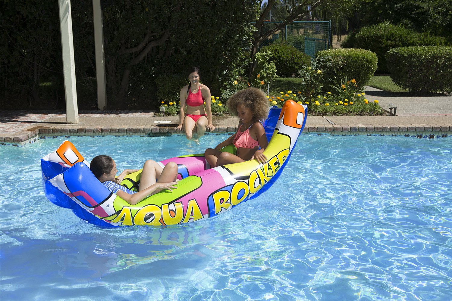 Foto 2 pulgar | Pool Float Rider Poolmaster Aqua Rocker Para Niños Y Adultos - Venta Internacional.