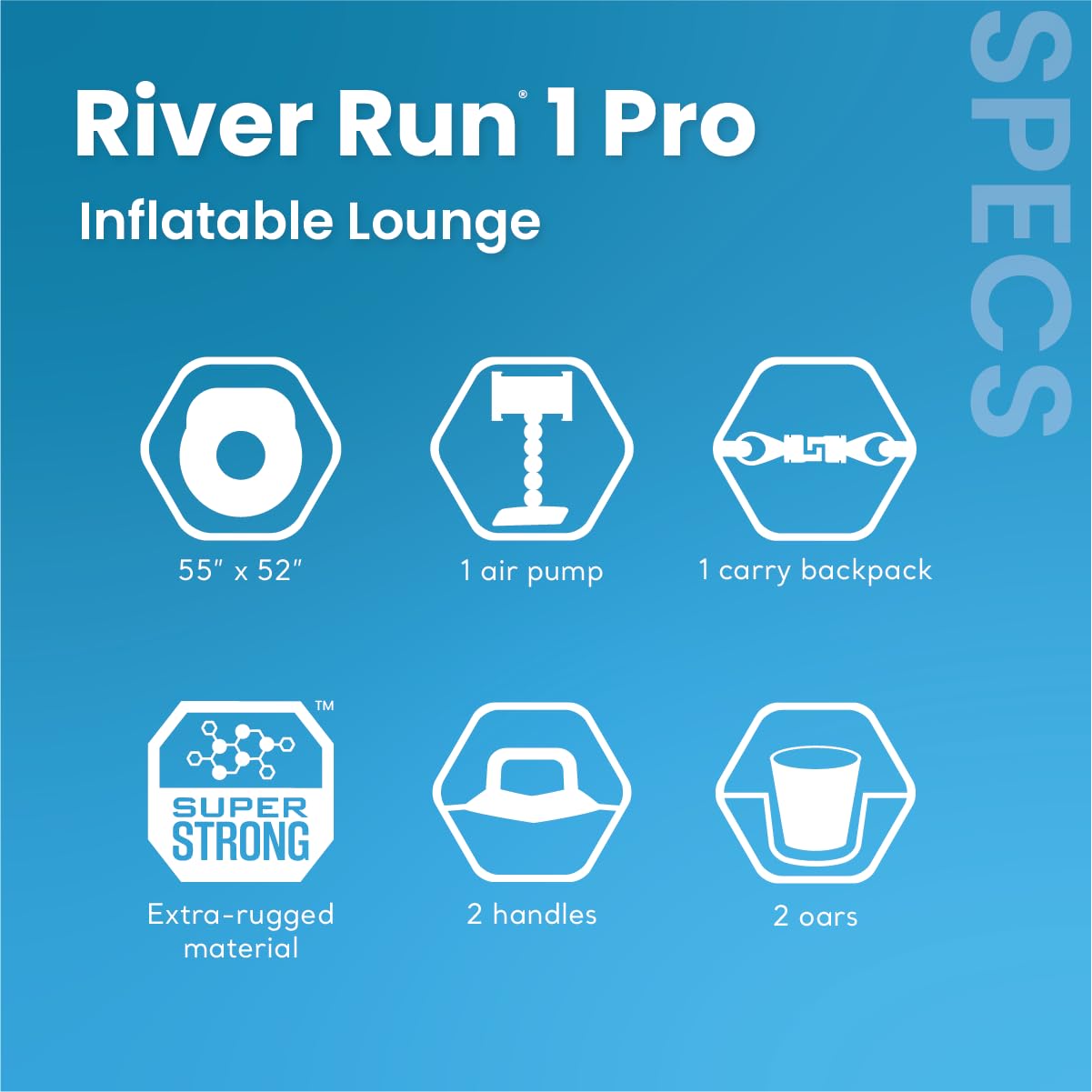 Foto 3 pulgar | Salón Flotante Inflable Intex River Run 1 Pro De 100 Kg - Venta Internacional.