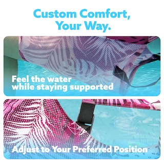 Foto 3 | Silla Flotante Para Piscina Sloosh Sloosh Convertible Color Rosa Tropical - Venta Internacional.