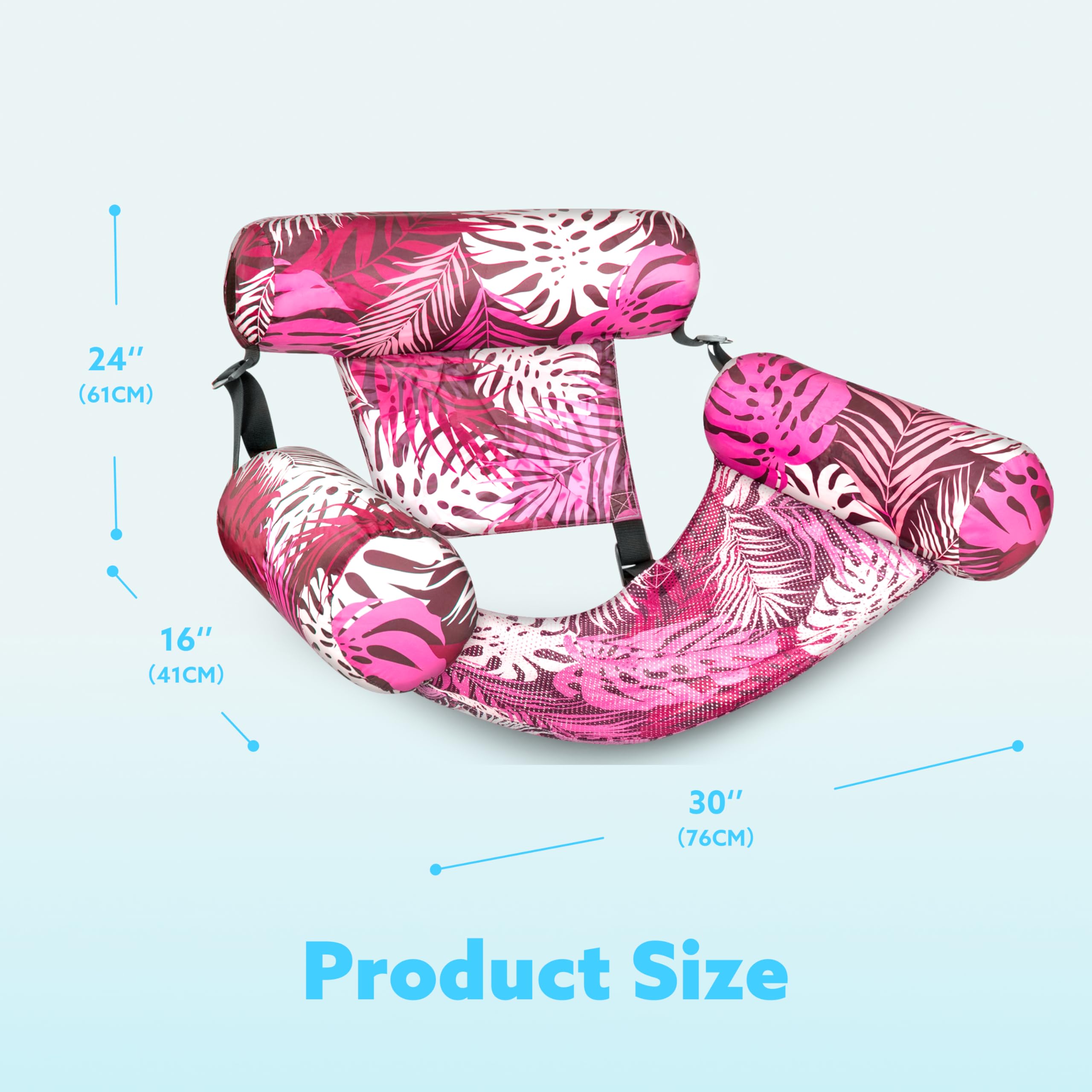 Foto 7 pulgar | Silla Flotante Para Piscina Sloosh Sloosh Convertible  Color Rosa Tropical - Venta Internacional.
