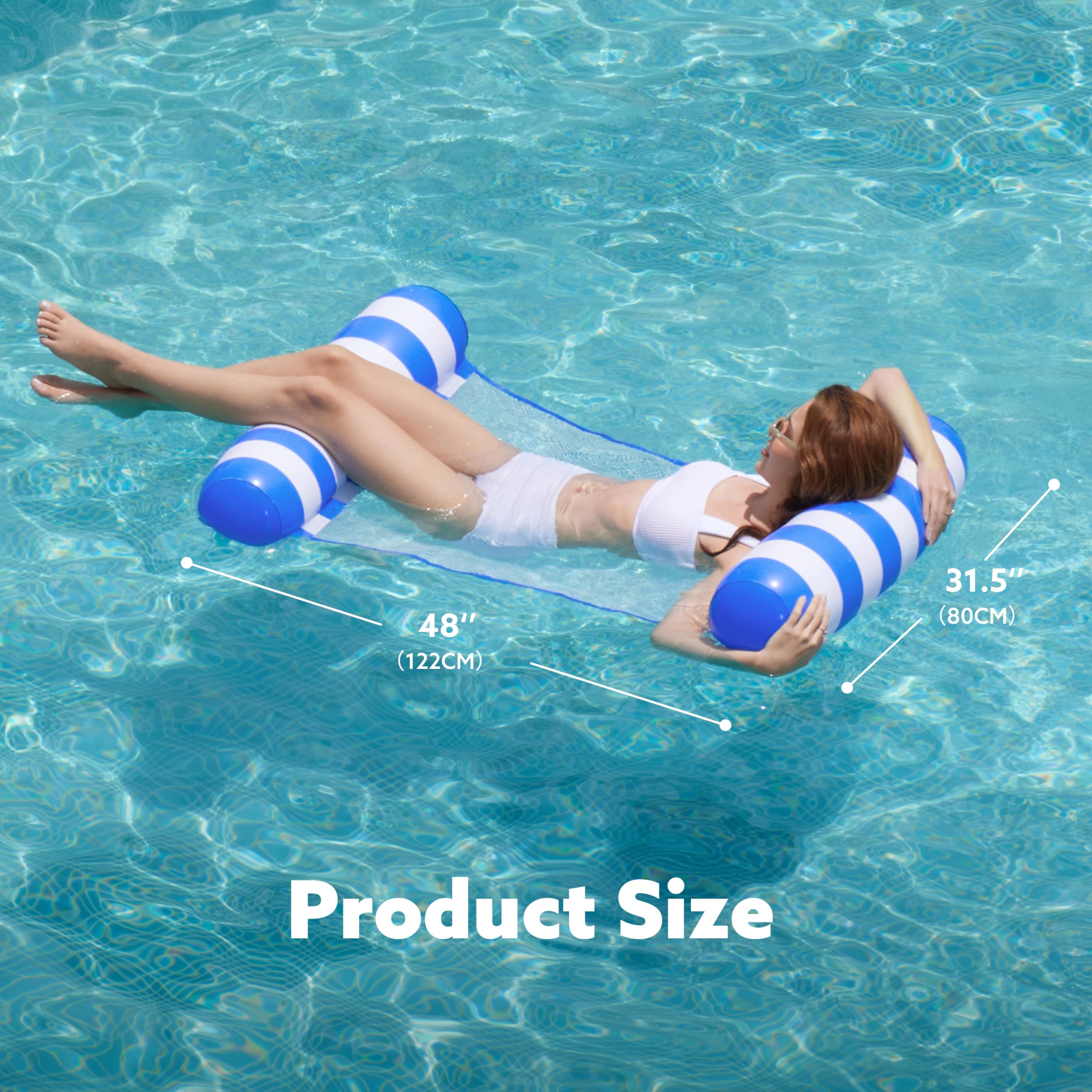 Foto 7 pulgar | Hamacas Y Flotadores Para Piscina Tipo Sloosh  2 Paquetes  Tipo Tira Para Adultos - Venta Internacional.