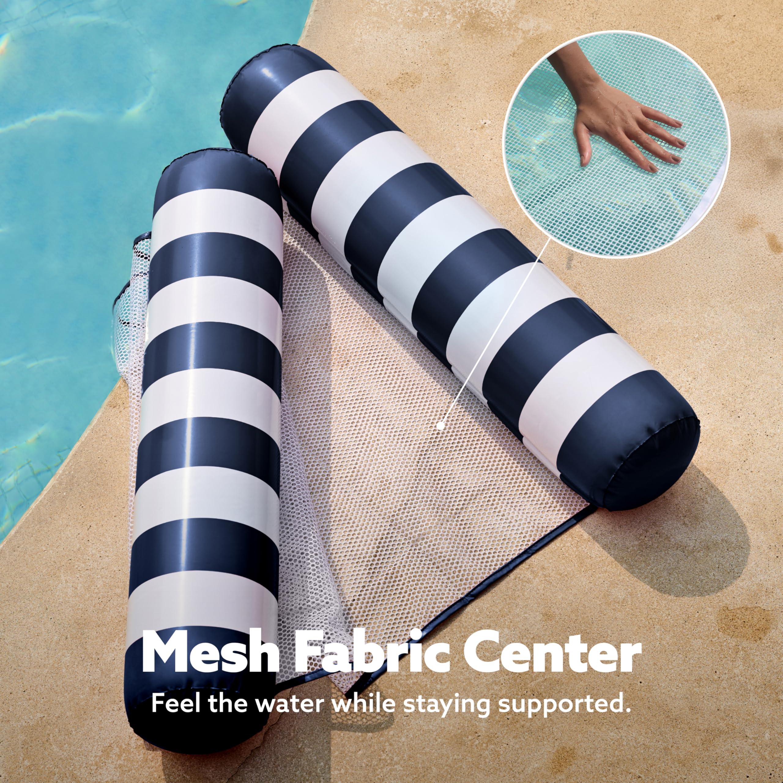 Foto 8 pulgar | Hamacas Y Flotadores Para Piscina Tipo Sloosh  2 Paquetes  Tipo Tira Para Adultos - Venta Internacional.