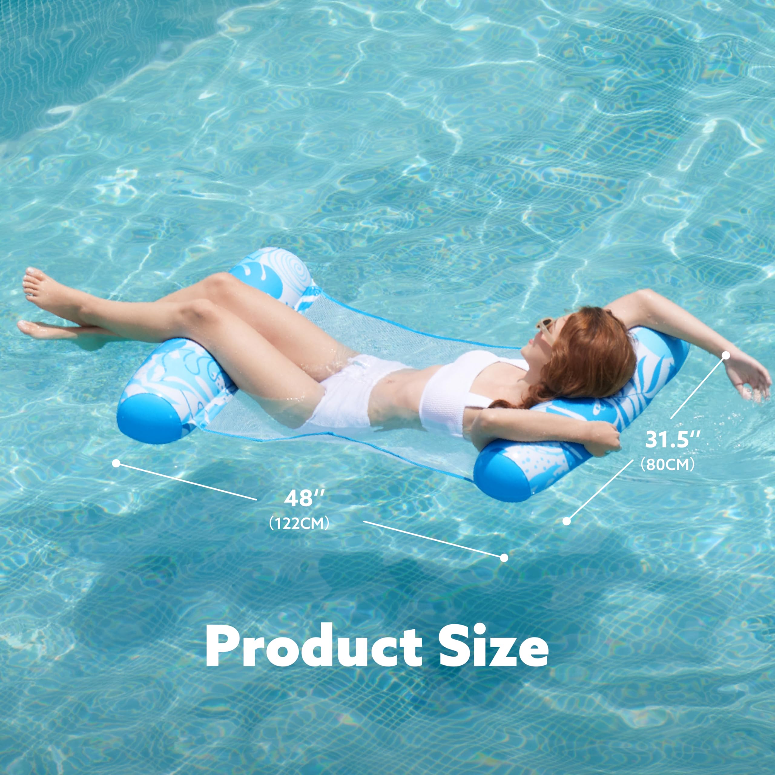 Foto 8 pulgar | Floats Sloosh Para Piscina  2 Paquetes De Hojas Tropicales  Hamacas Para Adultos - Venta Internacional.