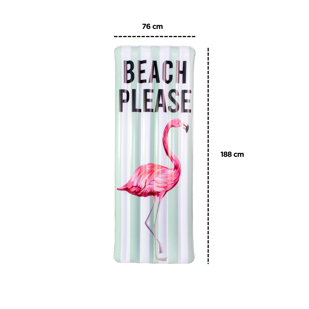 Foto 5 | Flotador Inflable Salvavidas Flamenco Rectangular Playa Agua
