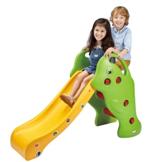 Foto 1 | Resbaladilla Infantil Mytoy Delfin Amarillo Y Verde Mod 5537