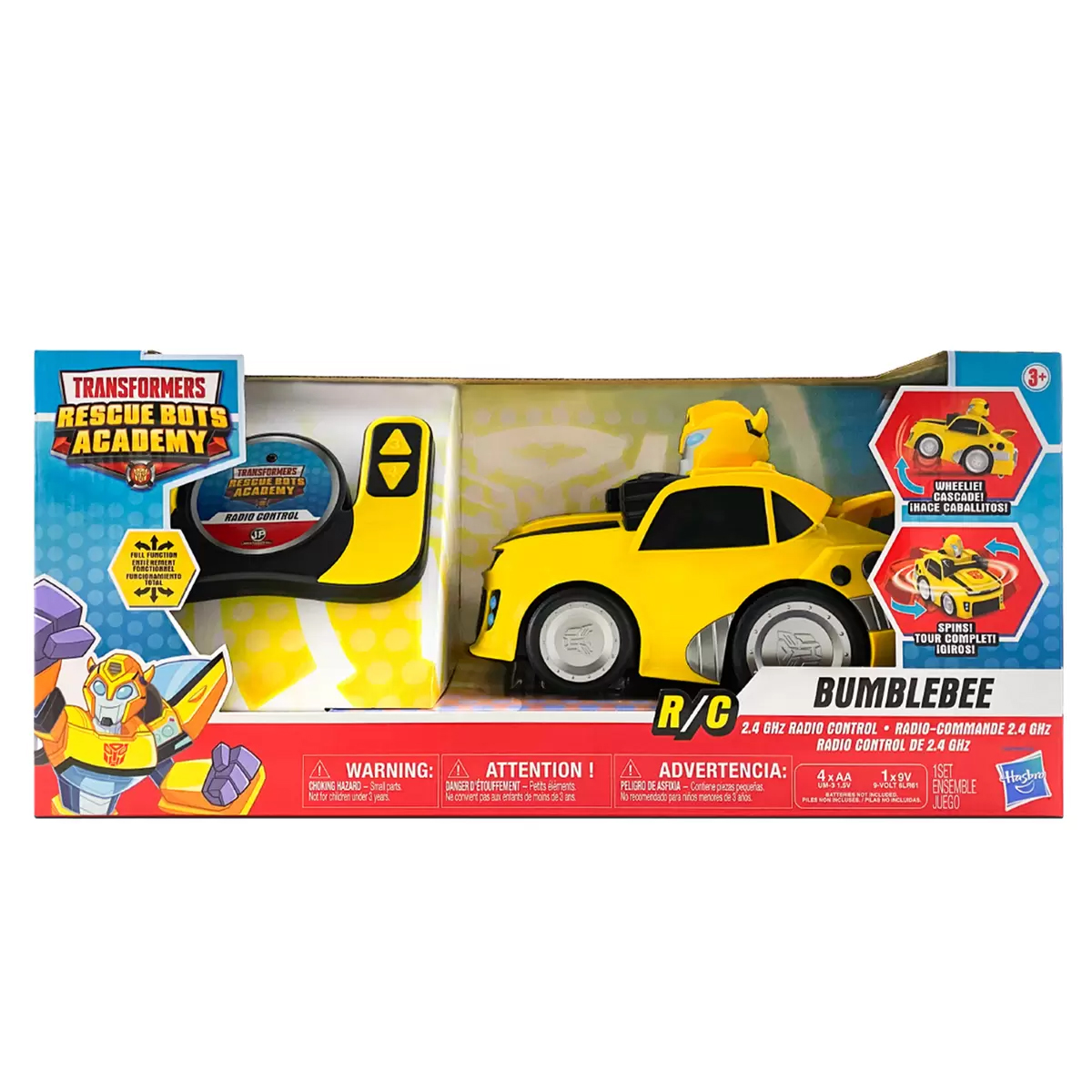 Foto 3 pulgar | Transformers Radio Control Rescue Bots Academy Bumblebee Hasbro