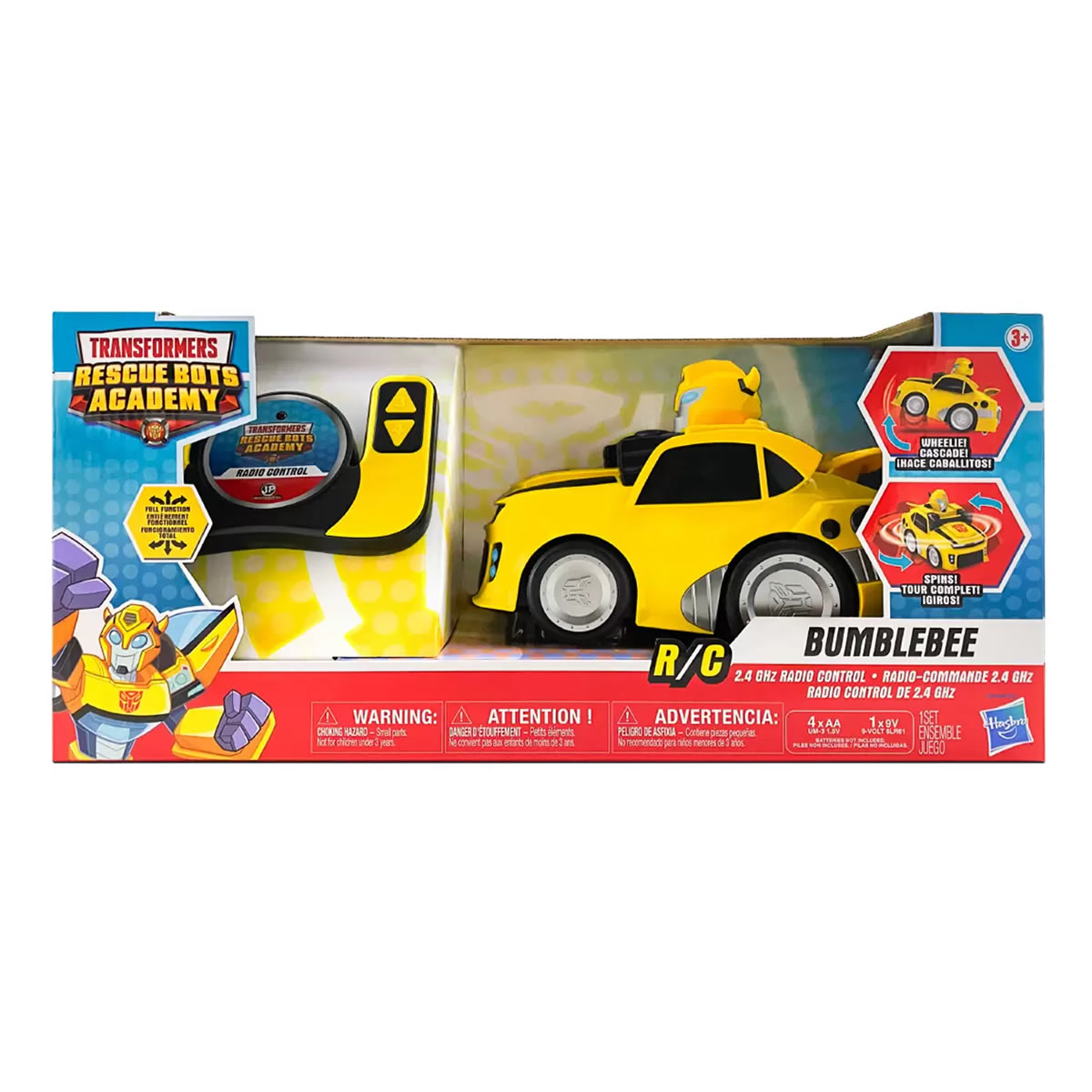 Foto 6 pulgar | Transformers Radio Control Rescue Bots Academy Bumblebee Hasbro