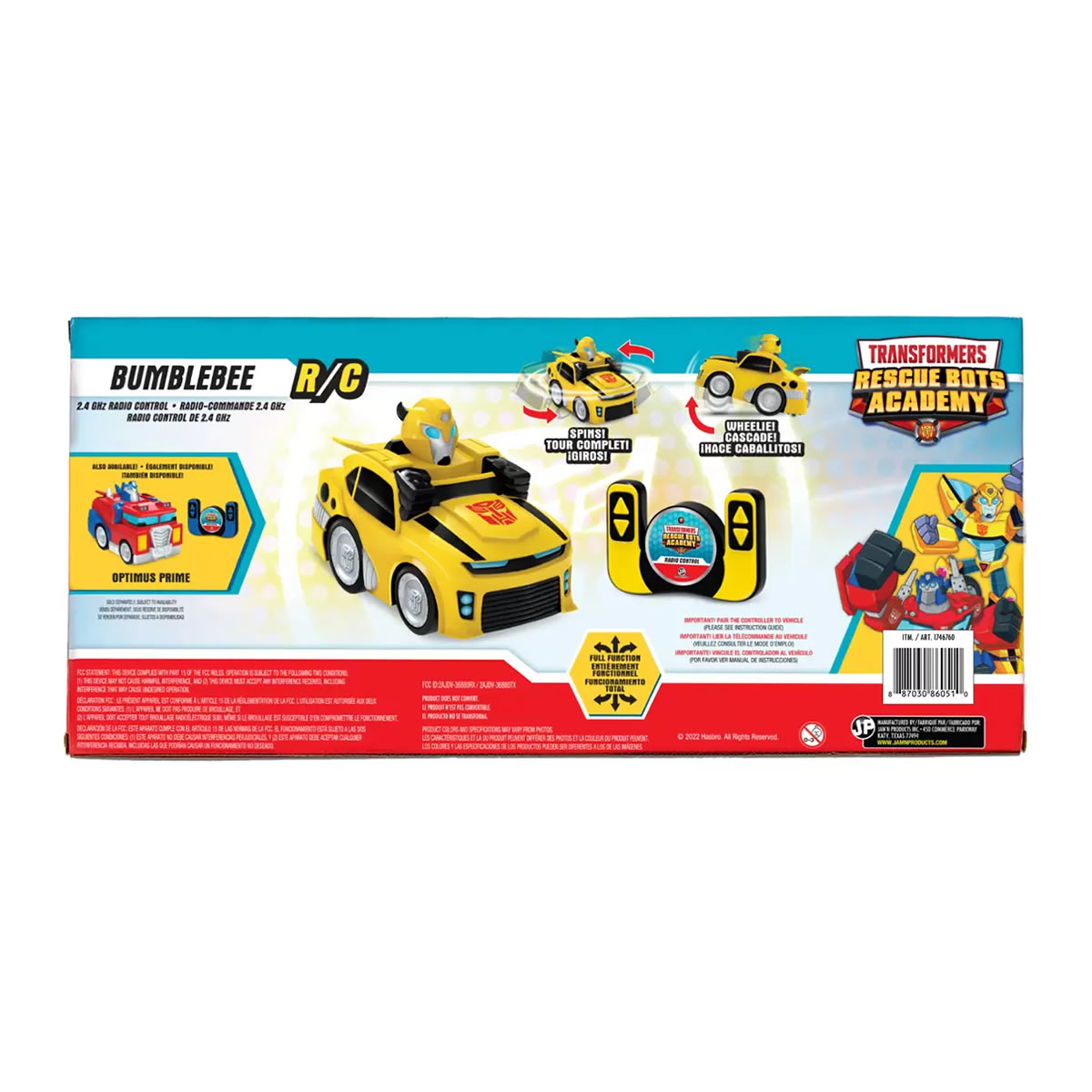 Foto 7 pulgar | Transformers Radio Control Rescue Bots Academy Bumblebee Hasbro