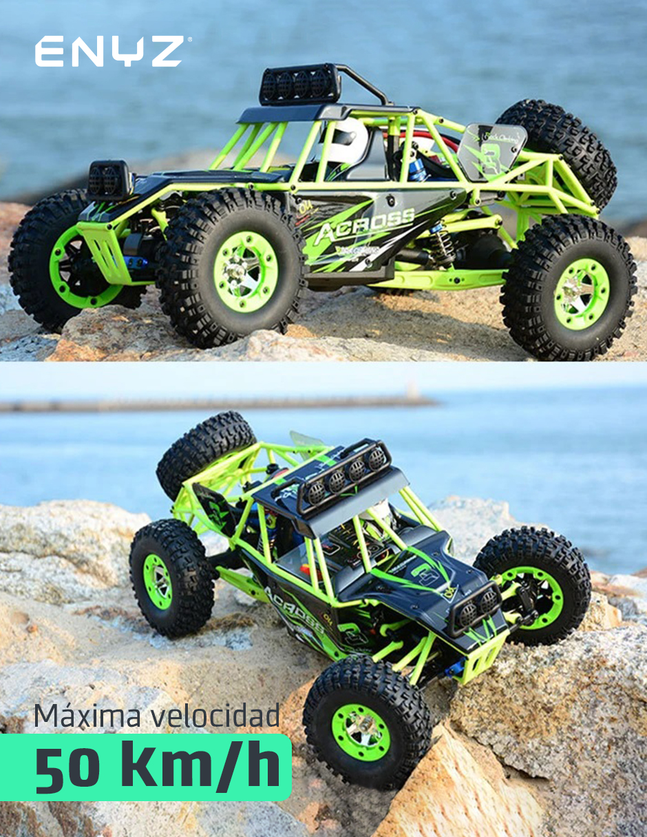 Foto 5 pulgar | Carro Control Remoto 4x4 50km/h Buggy Rc Camioneta Enyz 12428/7