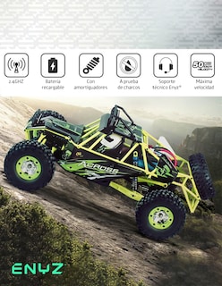 Foto 5 | Carro Control Remoto 4x4 50km/h Buggy Rc Camioneta Enyz 12428/7