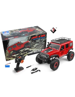 Foto 8 | Camioneta a Control Remoto Enyz Jeep RC Rojo 4x4 15 km/h
