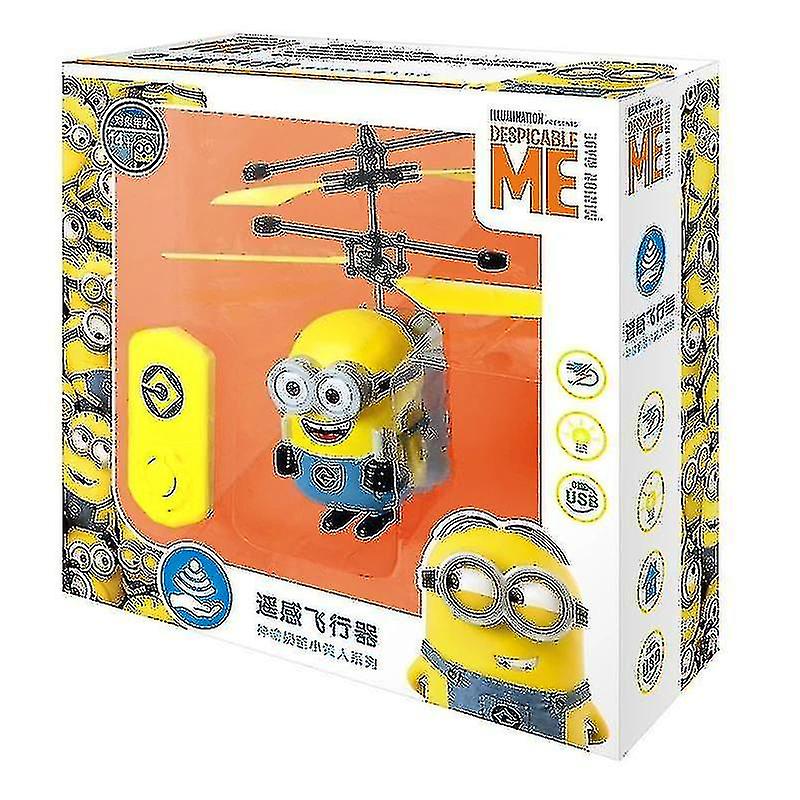 Foto 4 pulgar | Venta Internacional - Avión Teledirigido Minions Flash Helicóptero H-46