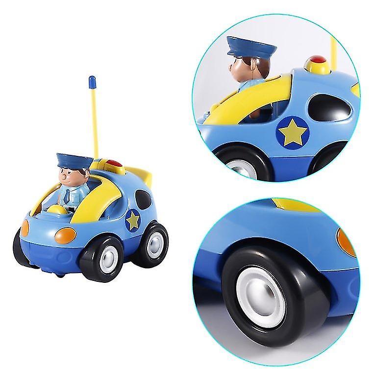 Foto 2 pulgar | Venta Internacional - Caricatura Policial De Coche De Carreras A Control Remoto Para Niños Pequeños