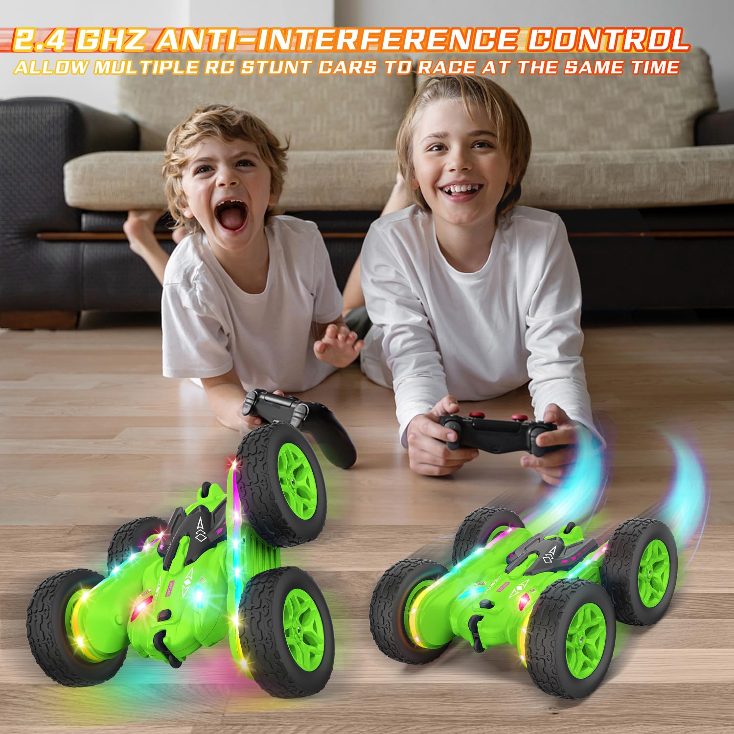 Foto 3 pulgar | Venta Internacional - Coche De Control Remoto Terucle Stunt Rc Con Rotación De 360° 4wd